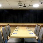 Hall table and stage